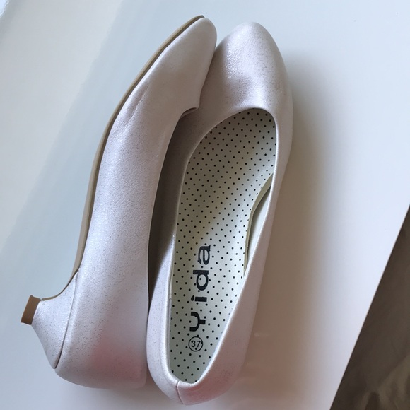 Sparkly white mini heels - Picture 4 of 9